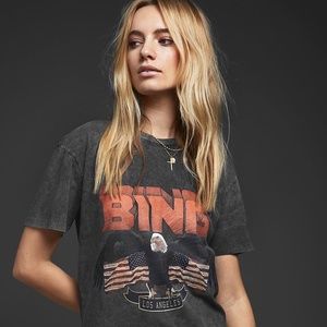 Anine Bing Vintage Bing Tee - Black